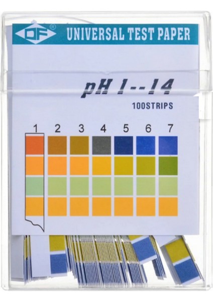 Ph Kağıdı 0-14 Indikatör Ph Ölçüm Test Kağıdı