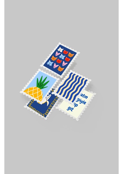 Renkli Pul Sticker Seti 20'li - Bullet Journal Ajanda Scrapbook fiyatları