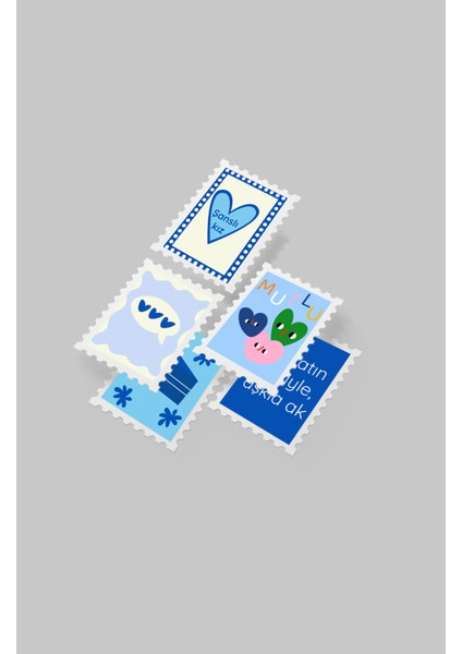 Renkli Pul Sticker Seti 20'li - Bullet Journal Ajanda Scrapbook indirimleri