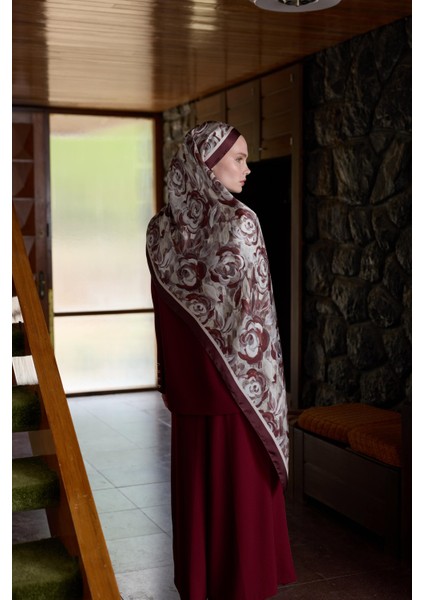 Winter Bloom Hint Ipek Şal 5014