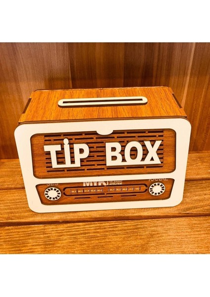 Kahverengi Nostaljik Radyo Görünümlü Güzel Dekoratif Ürün