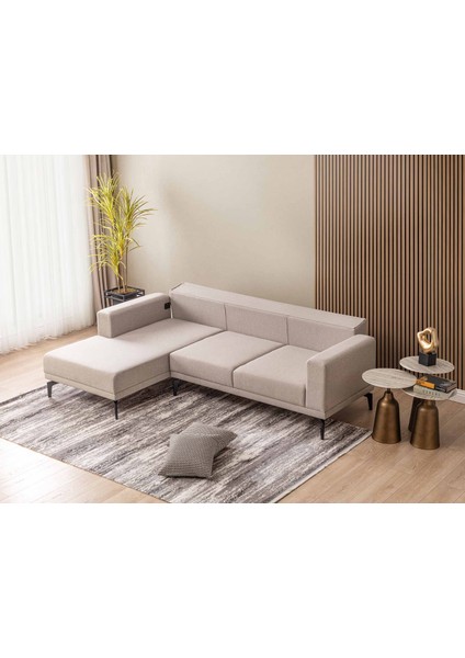 Merlin Sol Köşe Koltuk Eymen Bej modelleri