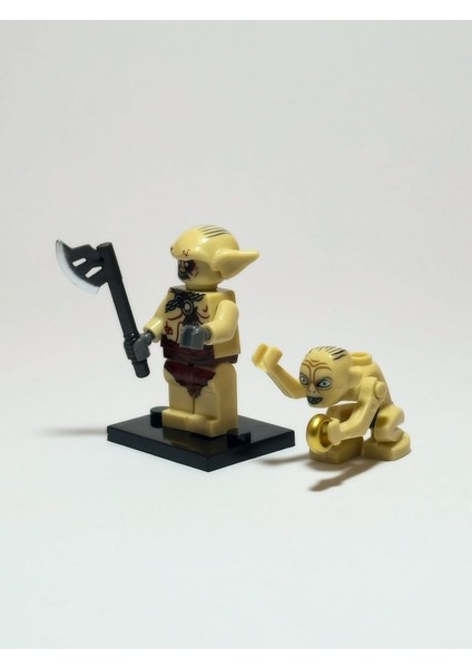 Goblin Savaşçı & Gollum Figür 2