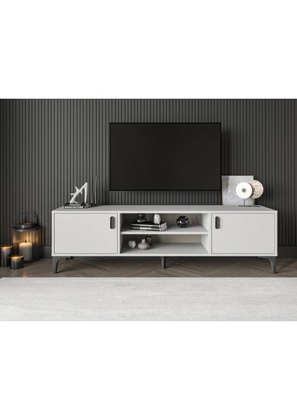 Sardes Tv Sehpası 180 cm Beyaz