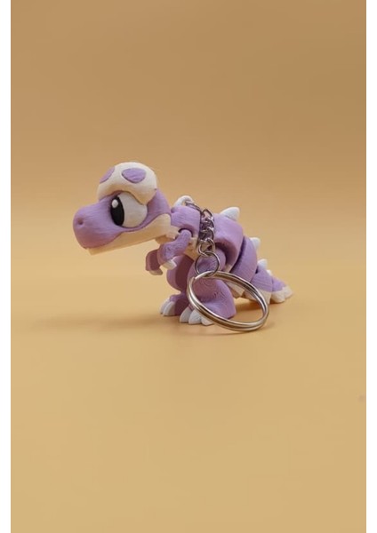 Sevimli Dinozor Figürlü Hareketli Anahtarlık Çanta Süsü Charm modelleri