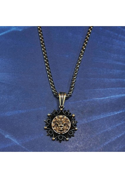 Aslan El Işçiliği 925 Ayar Gümüş Erkek Kolye modelleri