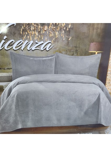 Taytüyü Nubuk Yatak Örtüsü Tek Kişilik Vicenza A.gri fiyatları