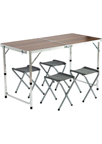 Tabureli Katlanabilir Piknik Masası Seti