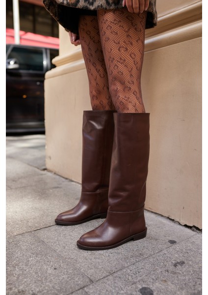 Lovell Kadın Kahve Süet Fermuarsiz Çizme indirimleri