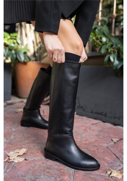 Lovell Kadın Kahve Süet Fermuarsiz Çizme