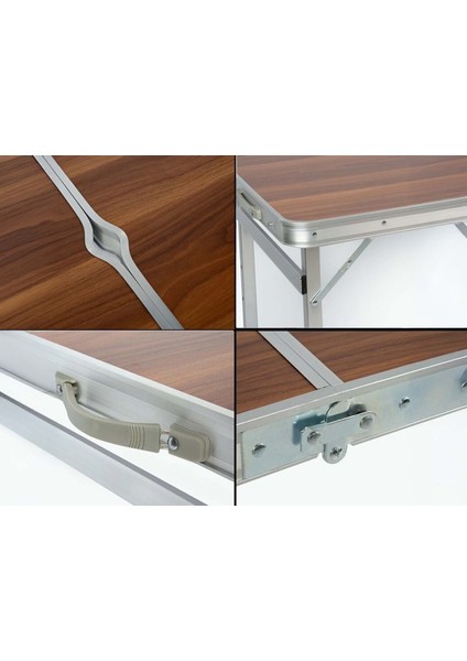 Tabureli Deluxe Katlanabilir Piknik Masası Seti modelleri