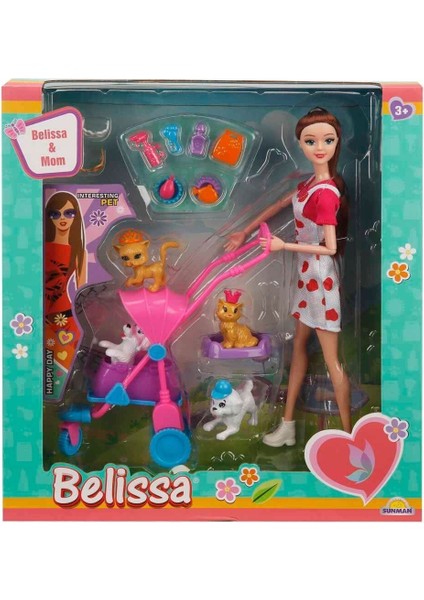 3045 Belissa'nın Annesi ve Sevimli Dostlar 30 cm -Sunman fırsatları