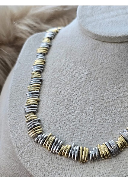 - Glow Necklaces – Gold & Silver Kaplama Tasarım Kadın Kolye (KOD-377)