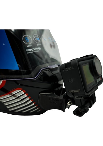 Shark Oxo Kask Uyumlu Chinmount Aksiyon Kamera Çene Bağlantı Aparatı Seti indirimleri