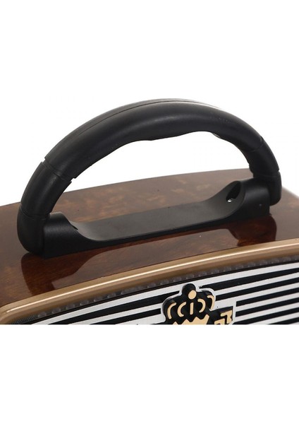 Kahverengi Eskitme Retro Radyo, Bluetooth, Fm, Sd, Aux, Kartlı, Çok Renkli indirimleri