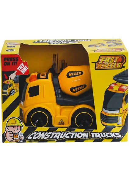 ER-240 Fast Wheels Inşaat Araçları Mikser Kamyon -Erdem Oyuncak fiyatları