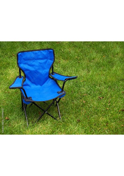 King Katlanır Çocuk Kamp Sandalyesi Açık Mavi