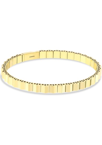 Altın Tasarım Kelepçe - 14K