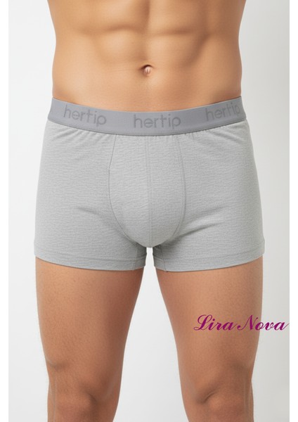 10 Adet Gri Soft Elastan Erkek Boxer %90 Pamuk%10 Elastan fiyatları