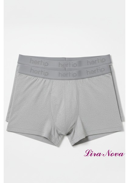 10 Adet Gri Soft Elastan Erkek Boxer %90 Pamuk%10 Elastan fırsatları