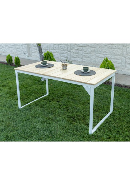 Arya Bahçe Masası Naturel 80X150 cm