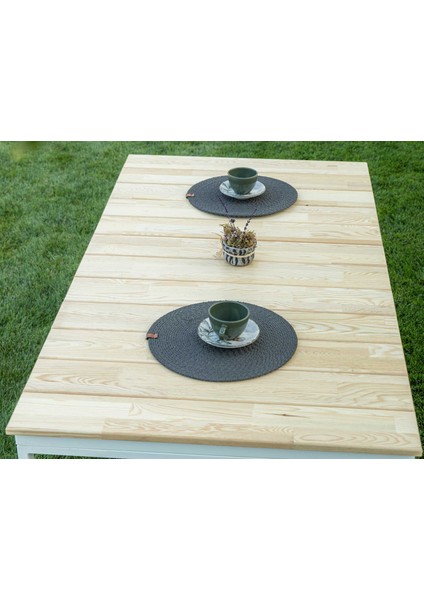 Arya Bahçe Masası Naturel 80X150 cm fırsatları