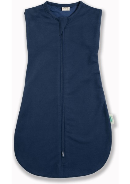 Çift Katlı Pamuk Bebek Kundak Tulum - 1,5 Tog - Lacivert