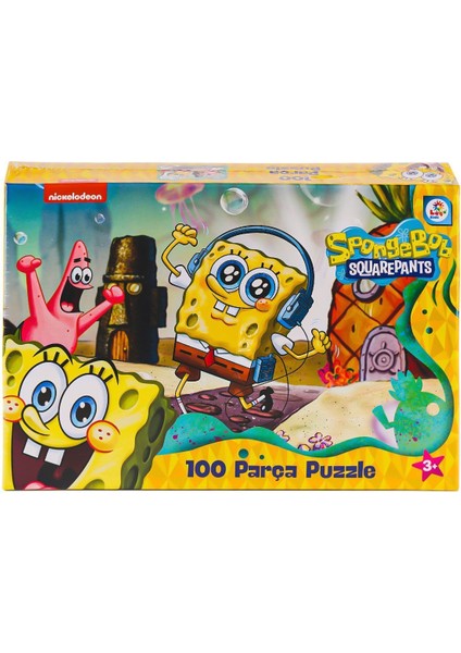 SB0049 Spongebob 100 Parça Puzzle -Laçokids fiyatları