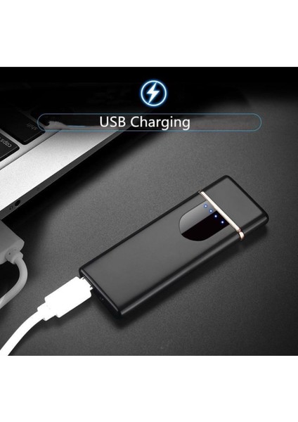 Dokunmatik Alevsiz Elektrikli Çakmak USB Şarjlı Rüzgar Geçirmez Dayanıklı Malzeme ile modelleri