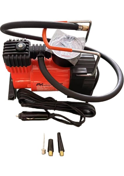 Frıko Metal Lastik Hava Kompresörü 12 Volt 150 Psı Kompresör Bot Yatak Şişirme Pompası