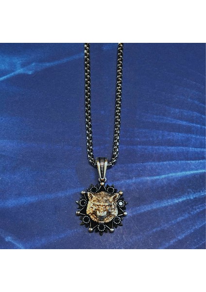 Kurt El Işçiliği 925 Ayar Gümüş Erkek Kolye