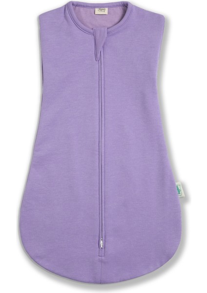 Çift Katlı Pamuk Bebek Kundak Tulum - 1,5 Tog - Violet