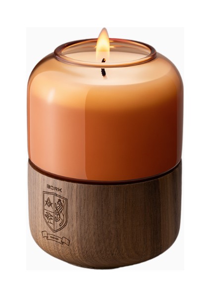 Aroma Candle HF402 №1 Vetiver, Sedir ve Beyaz Misk Kokulu Mum El Işçiliği