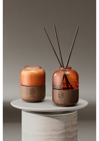 Aroma Candle HF402 №1 Vetiver, Sedir ve Beyaz Misk Kokulu Mum El Işçiliği indirimleri