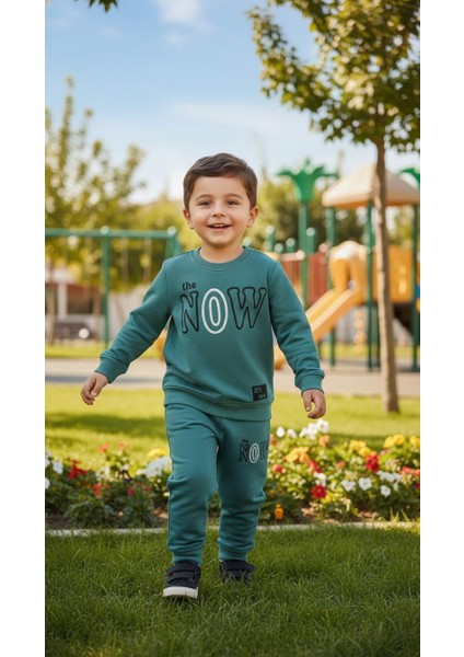 Erkek Çocuk Kışlık Eşofman Takımı Sweatshirt Alt Pamuklu Üç Iplik Şardonlu Günlük Kombin 3-4-5-6-7 Yaş fiyatları