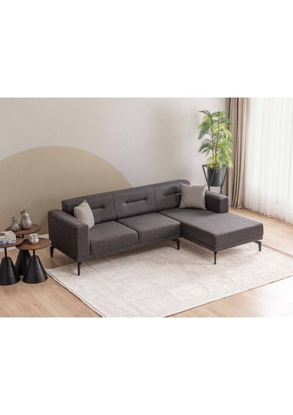 Merlin Sağ Köşe Koltuk Eymen Antrasit