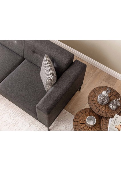 Merlin Sağ Köşe Koltuk Eymen Antrasit fırsatları