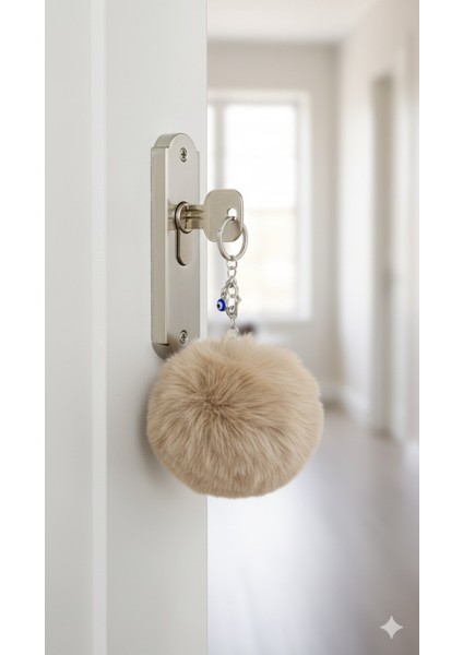 Peluş Pofuduk Ponpon Puf Camel Tüylü Ev Ofis Araba Telefon Cüzdan Çanta Anahtarlık fiyatları