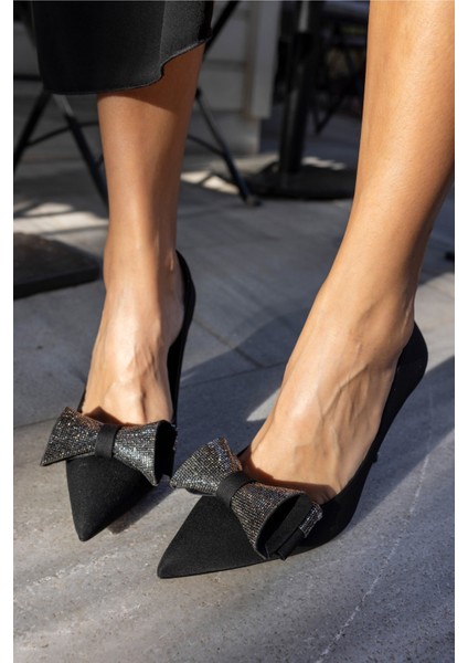 Libby Kadın Fusya Metalik Fiyonk Taş Detay Topuklu Abiye Ayakkabi fiyatları