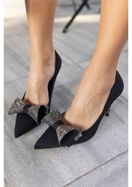 Libby Kadın Fusya Metalik Fiyonk Taş Detay Topuklu Abiye Ayakkabi fırsatları