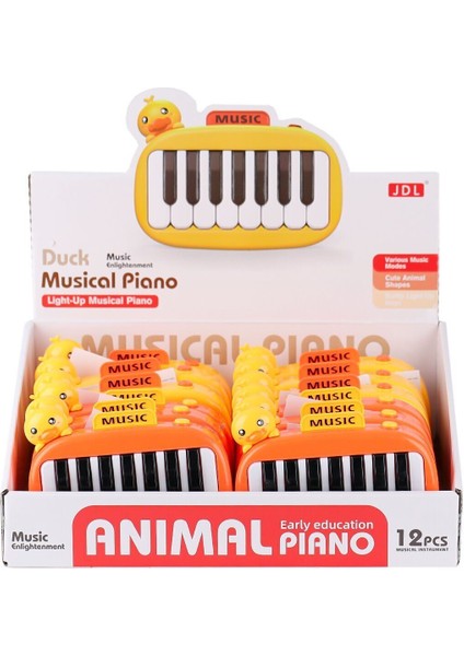 8897-1B Ördek Işıklı Müzikal Piano
