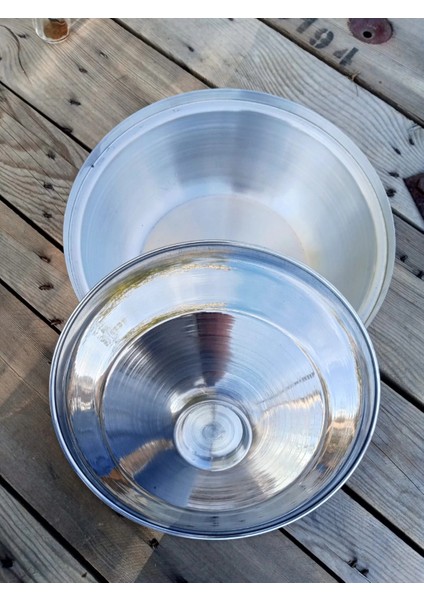 Aluminyum Tencere Kapaklı Derin Büyük Tencere