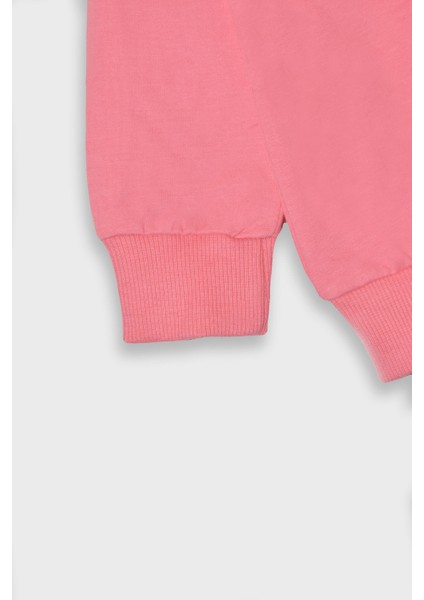 Kız Çocuk %100 Pamuk Gökkuşağı Süzeneli Sweatshirt - 1021 fırsatları