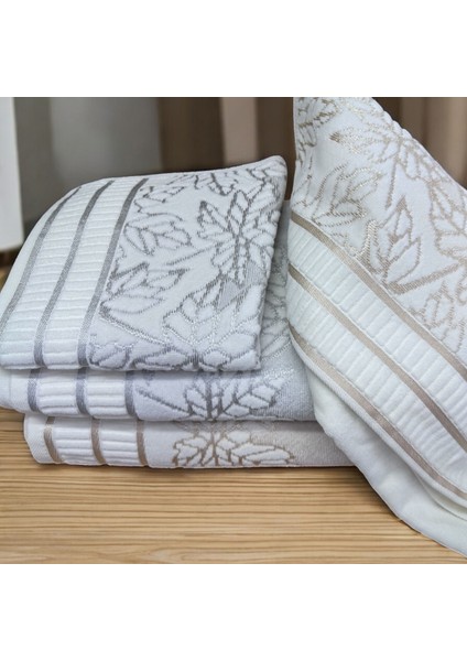 Çeyizlik Hamam Takımı Havlu Seti 4lü Takım Banyo ve Baş Havlusu Set