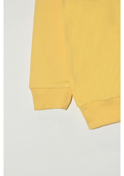 Kız Çocuk %100 Pamuk Gökkuşağı Süzeneli Sweatshirt - 1021 modelleri