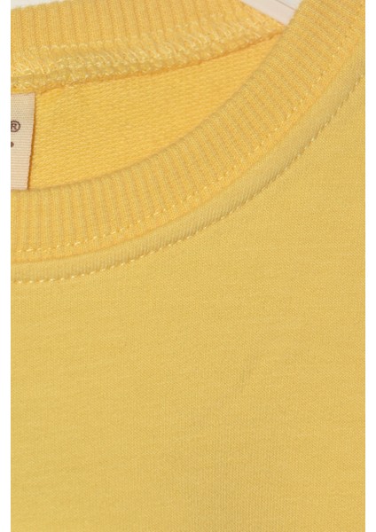 Kız Çocuk %100 Pamuk Gökkuşağı Süzeneli Sweatshirt - 1021 fırsatları