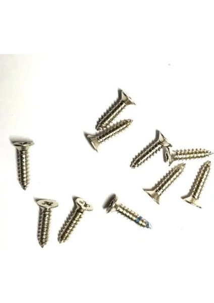Klips, Menteşe, Ayak, Ağaç, Sunta Vidası 2,2x9,5mm - Nikel 100 Adet