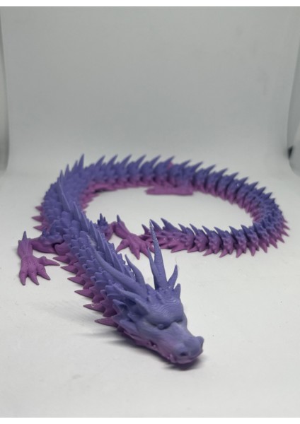 Ejderha Gücün Simgesi Figür 41 cm Uzunluğunda Kırmızı Sarı Yeşil Renklerle Muhteşem Görsel modelleri