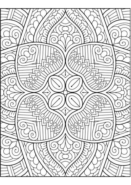 Harika Tam Sayfa Mandala Boyama Spiralli Kitap (100 Mandala) indirimleri