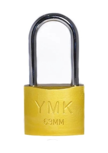 Eko Sarı Boyalı Uzun Kancalı Asma Kilit 50MM